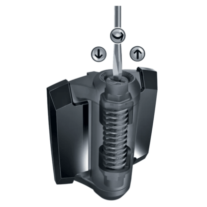 Tru close BLACK Hinges - (Pair) - 2 Alignment Legs Suits Gates up to 30kgs - Image 3