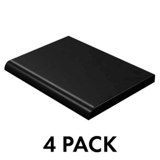BARR Fencing Bracket Cap BLACK - Pack 4 Cap